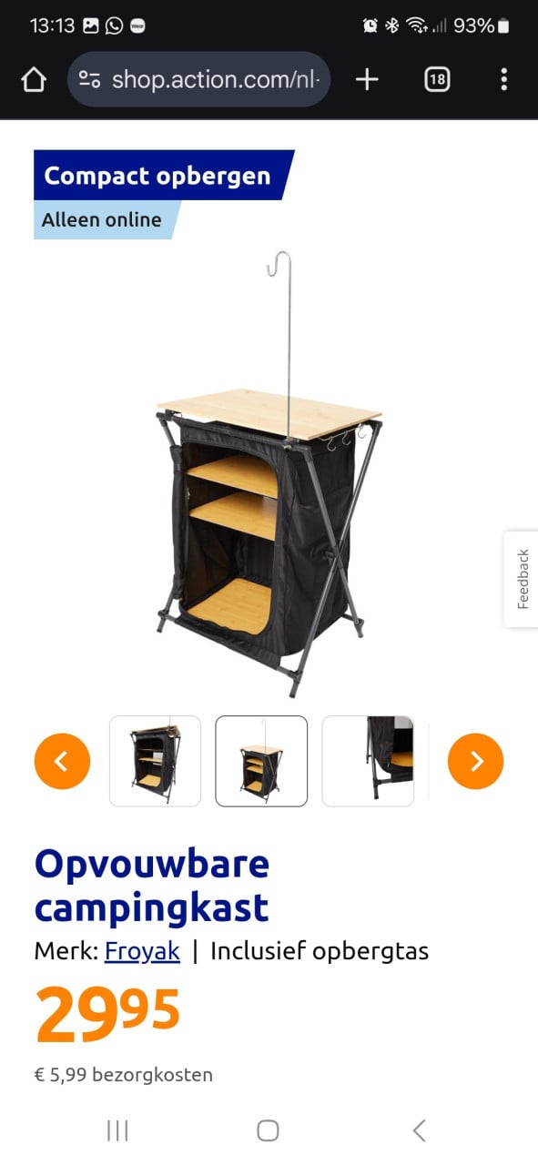 Camping kastje