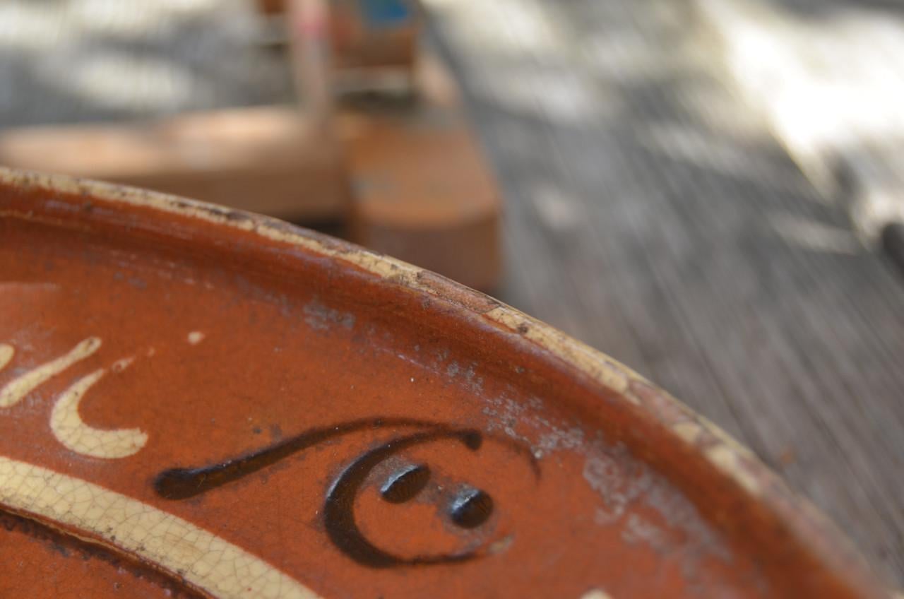 Grote 19e eeuwse schotel uit de Elzas