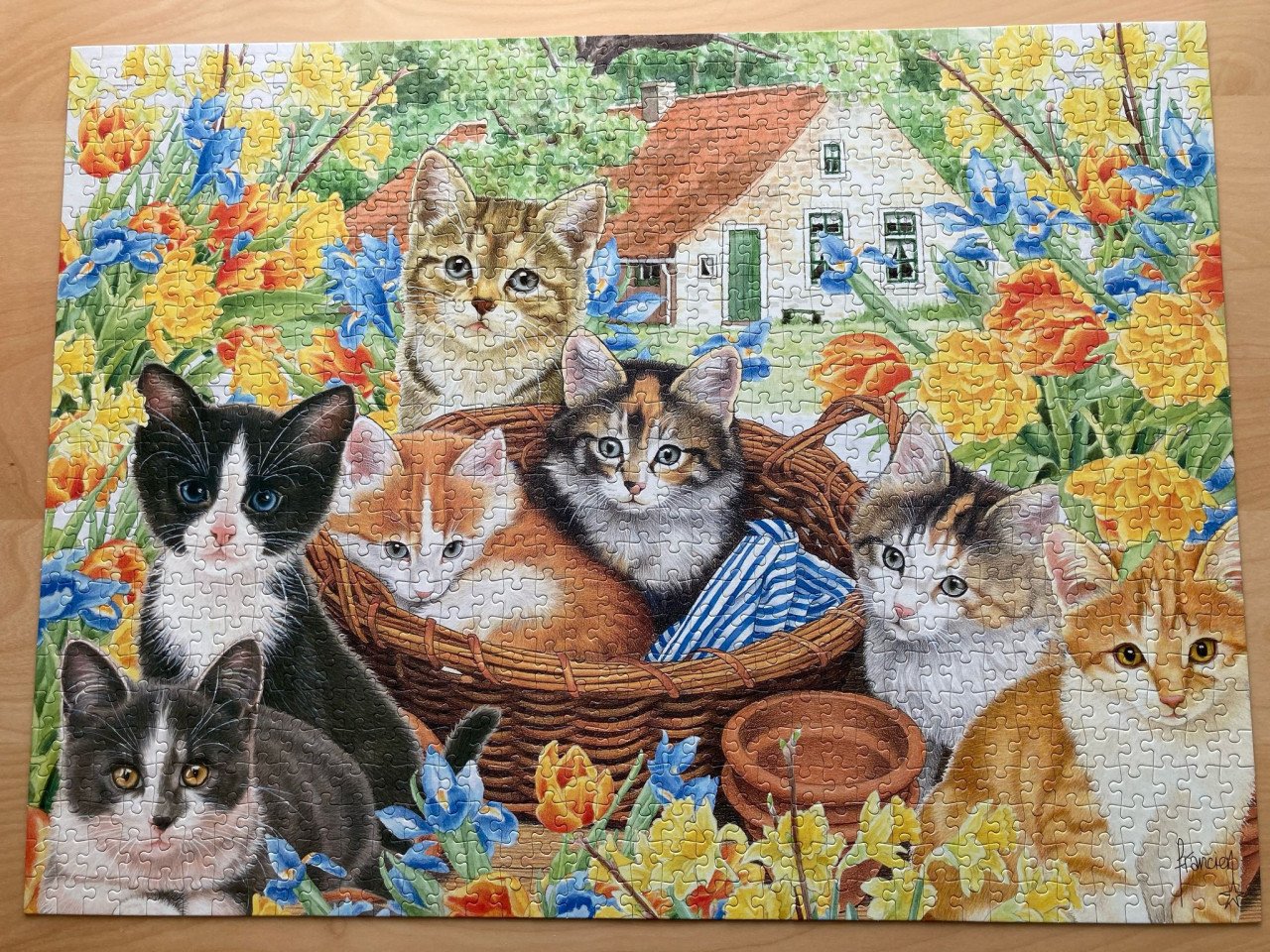 Puzzel Farm Cats