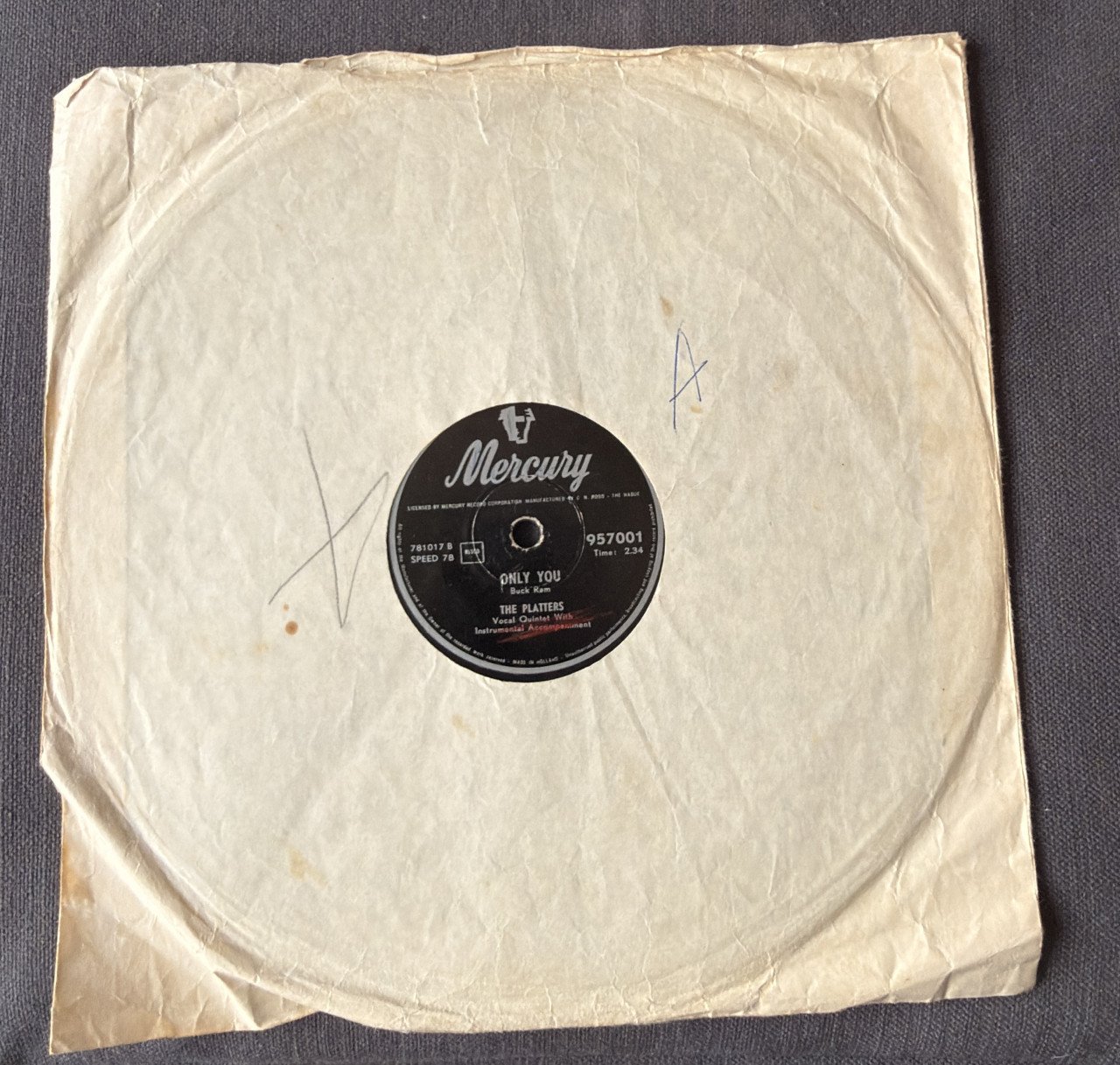 Vintage Vinyl Platen Collectie 78 toeren