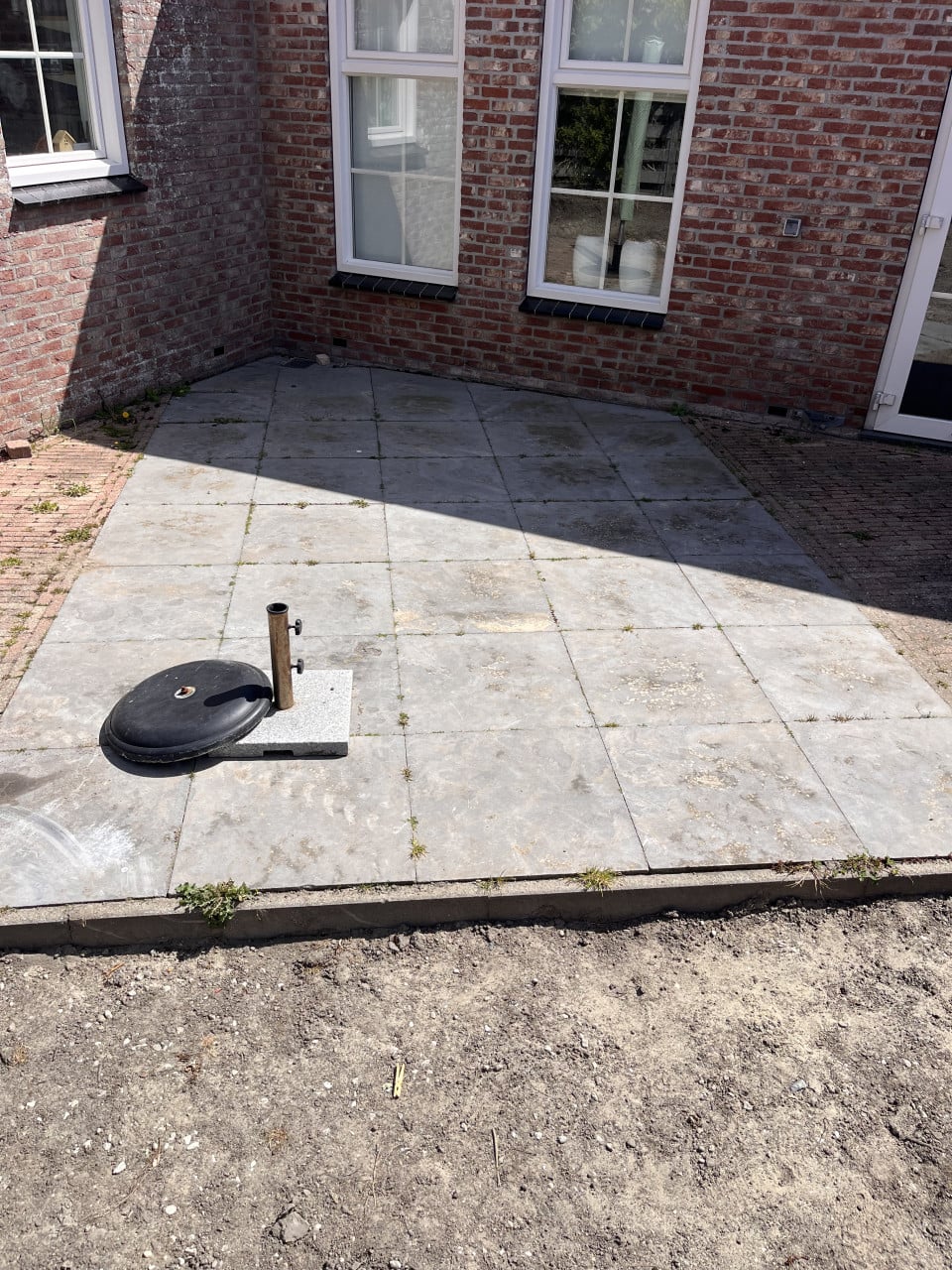 Terras tegels gratis afhalen