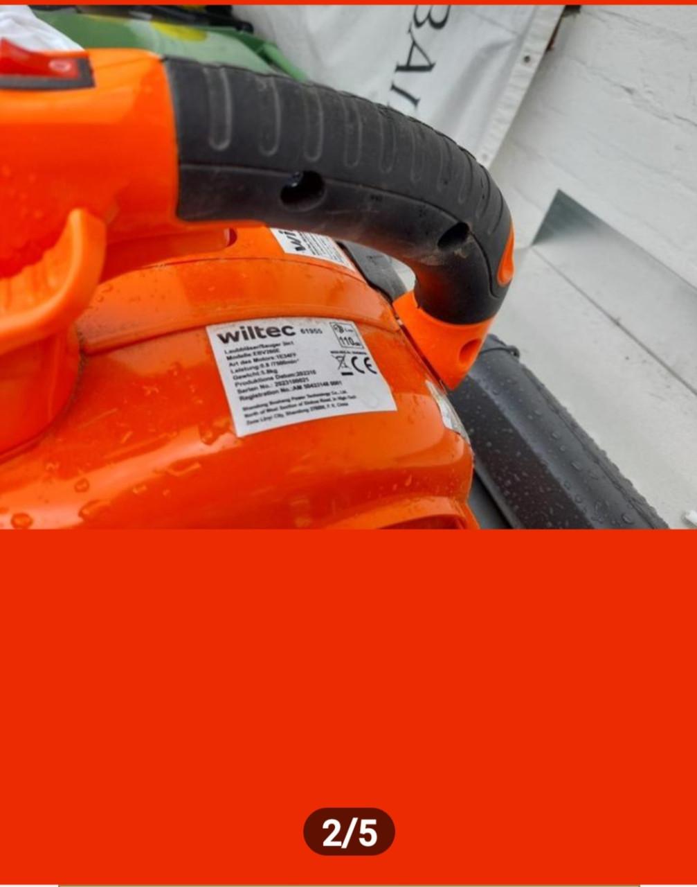 Wiltec Bladblazer benzinemotor NIEUW