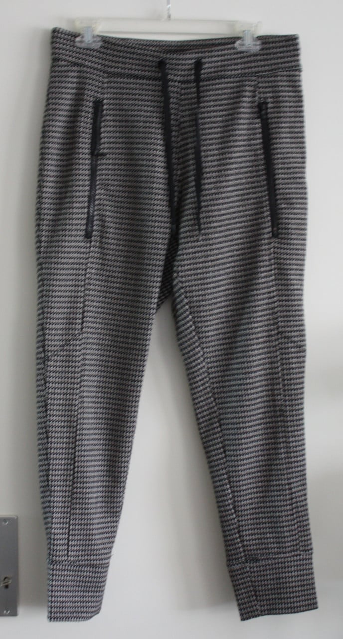 Lange broek geblokt patroon  maat 40
