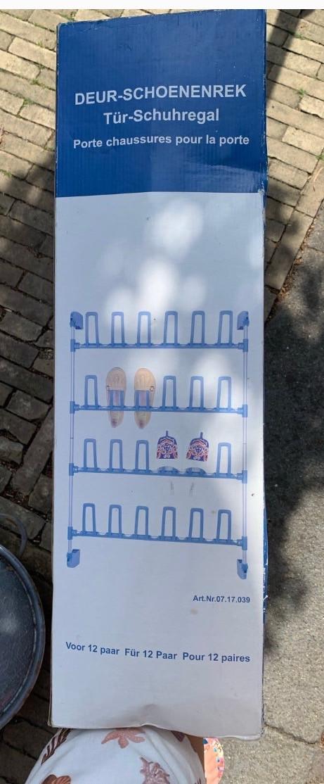 Deur- schoenen rek voor 12 paar schoenen