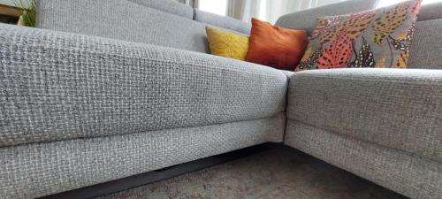 Lichtgrijs, stoffen Poortvliet hoekbank