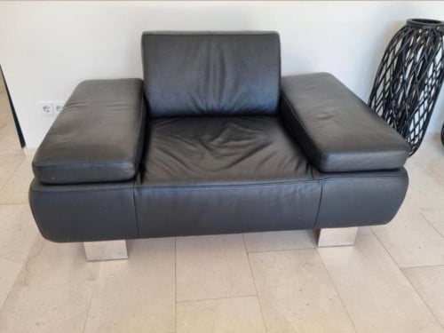 Echt ledere fauteuil van Montel