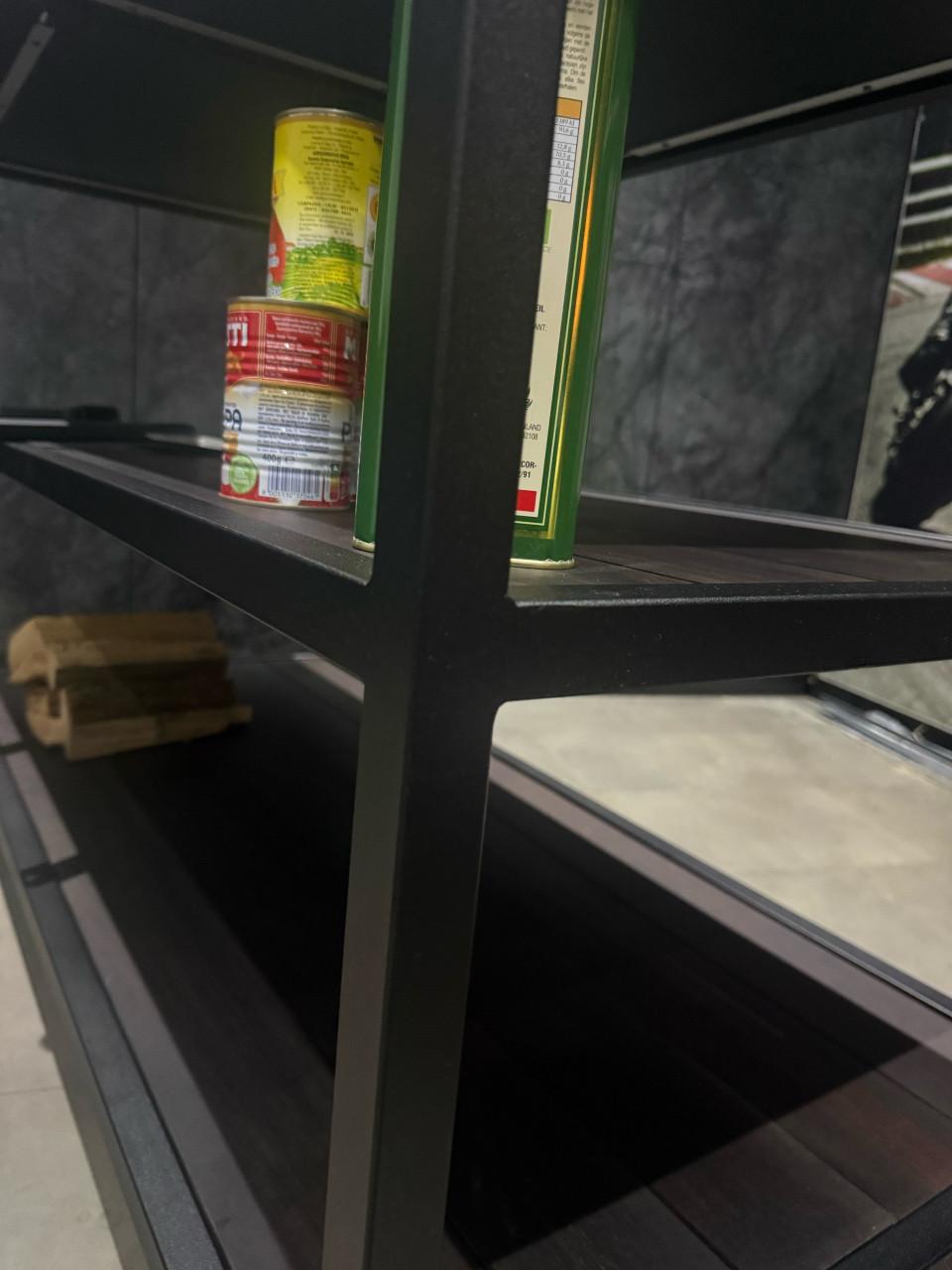 Buitenkeuken staal dekton pizza oven