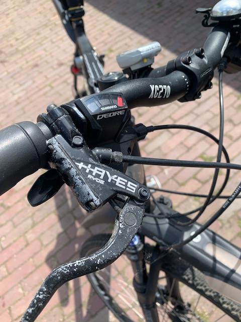 Merida crossway 400 herenfiets ZGAN mat zwart hoogte 58