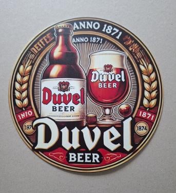 Duvel Bier Metalen Decoratiebord