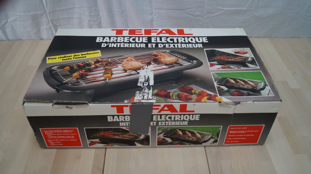 Tefal elektrische tafel barbecue voor binnen en buiten.