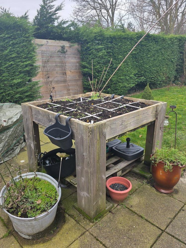 Moestuinbak 120x120 H95