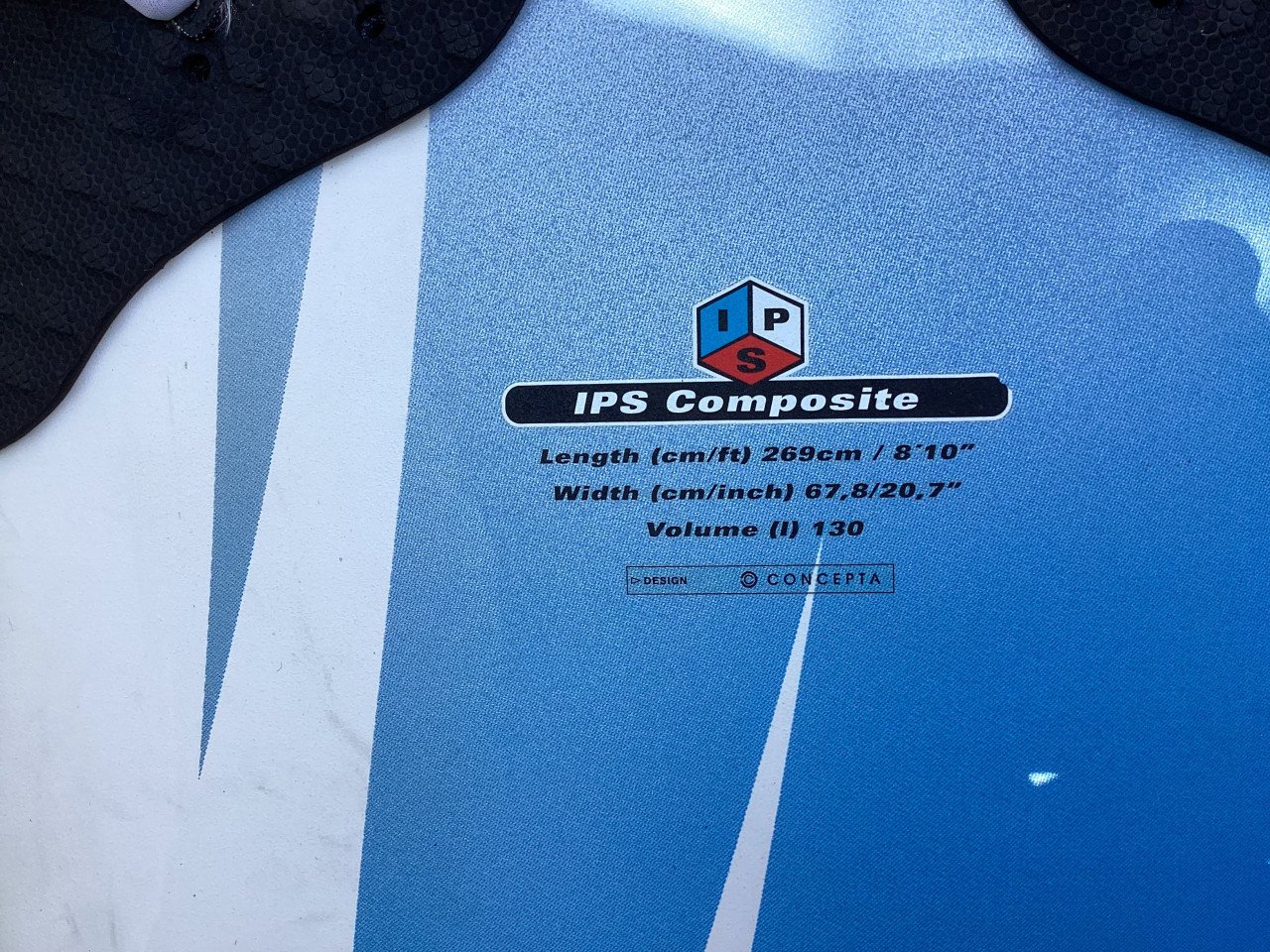 Surfboard en zeilen
