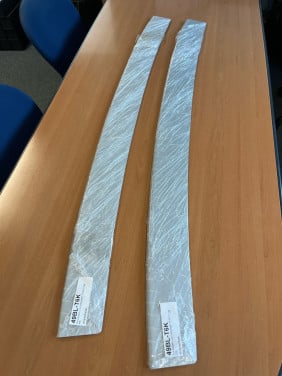 Aluminium bescherming achterbumper VW Transporter