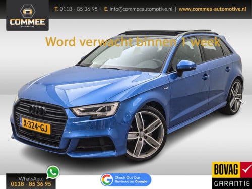 Audi A3 sportback 1.5 tfsi s line edition ✅1jaarbovag✅pano✅matrix✅optiekzwa