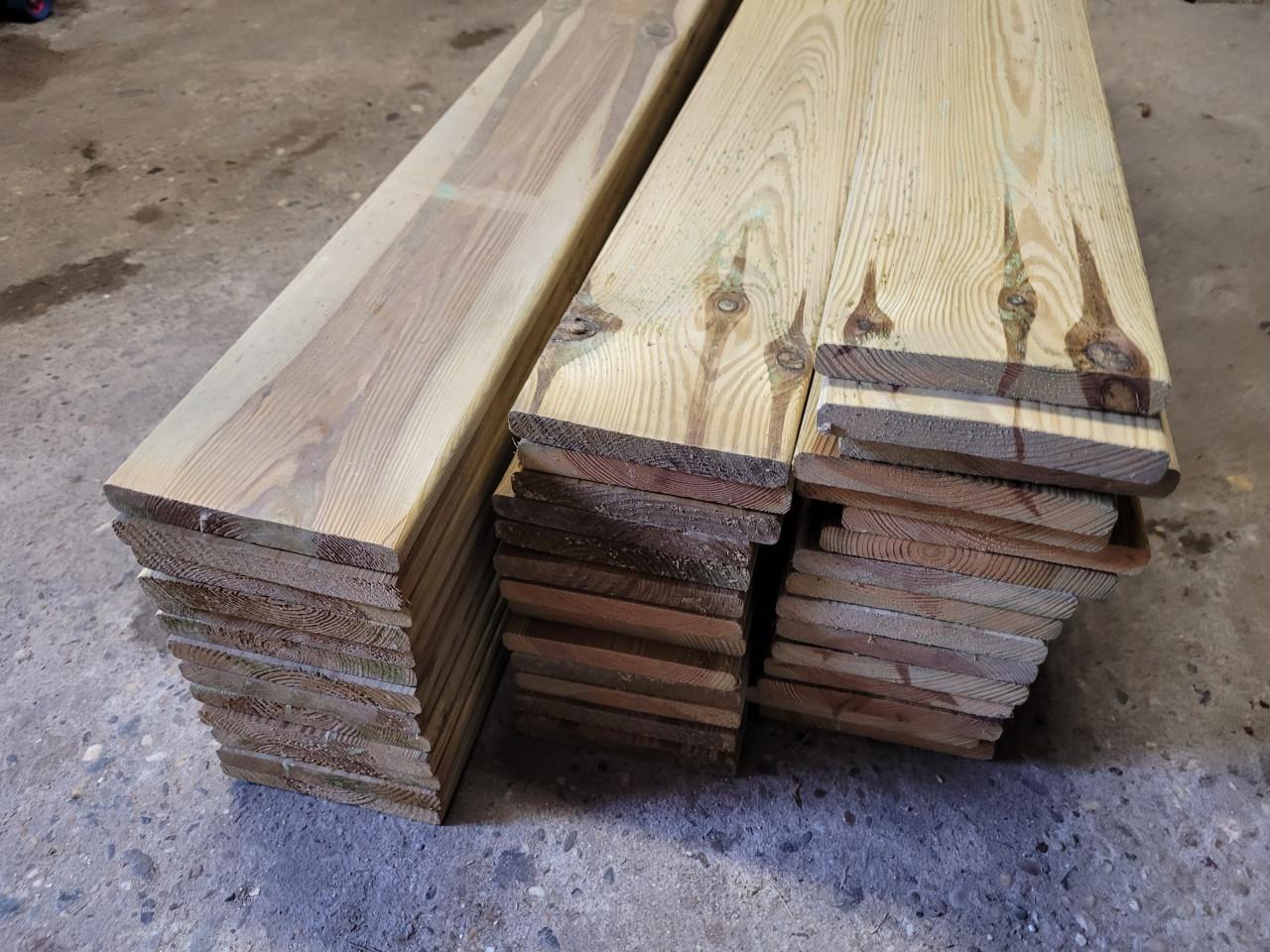 Nieuw partij tuinhout