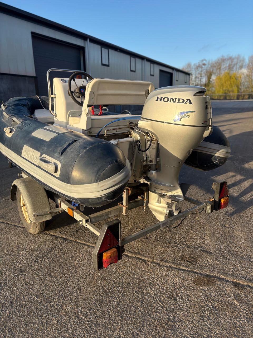 Rib 290 caribe met honda 20pk 4takt