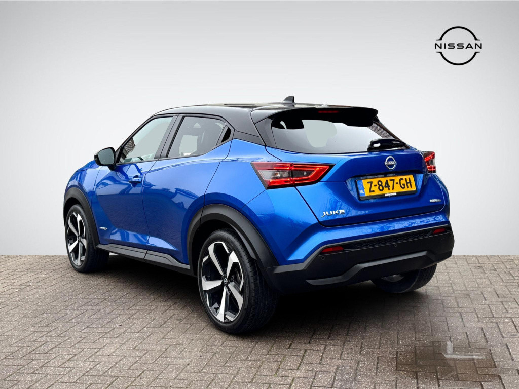 Nissan Juke 1.6 hybrid tekna sound + cold pack | leder | stuur- + stoelverw