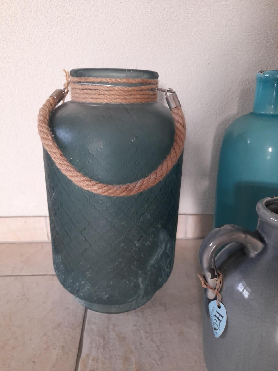 Mooie set  H&S  flessen / kruiken / potten / vazen ( z.g.a.n)