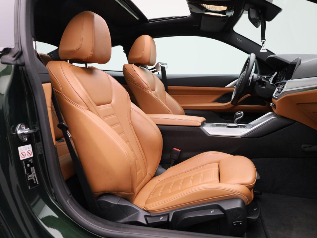 BMW 4 Serie coupé 430i high executive | m-sport | panoramadak | cognac lede