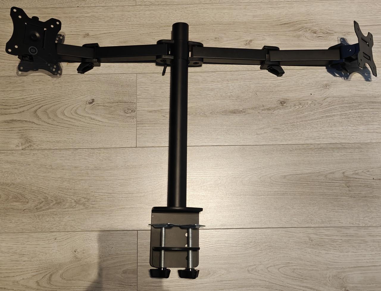 Bluebuilt dubbele monitor arm