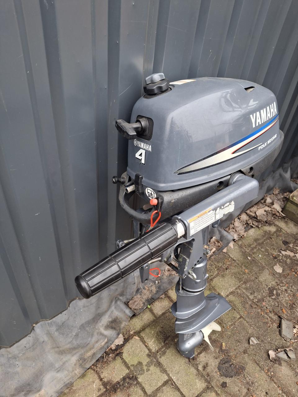 Yamaha 4pk 4 takt buitenboordmotor kortstaart topstaat!