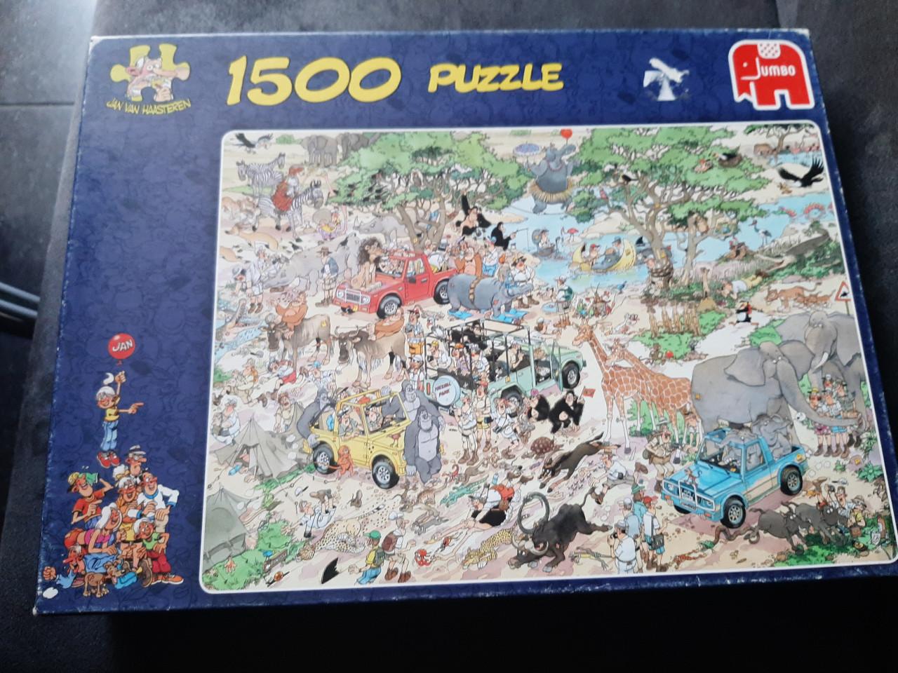 Jan van haasteren safari 1500 stukjes