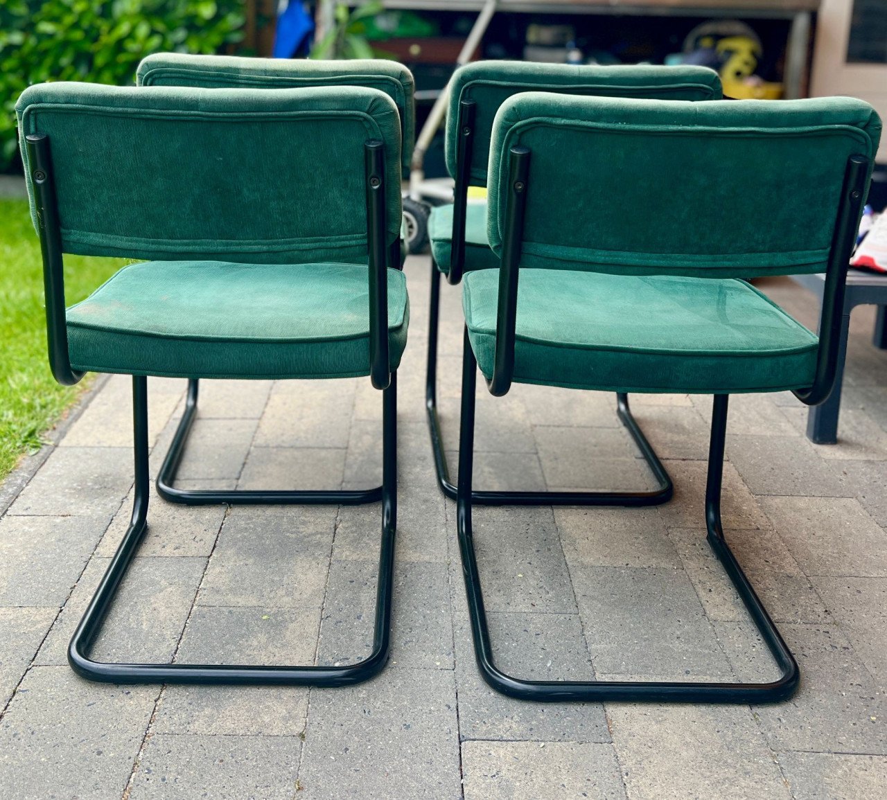 4 stuks industriële eetkamer stoelen