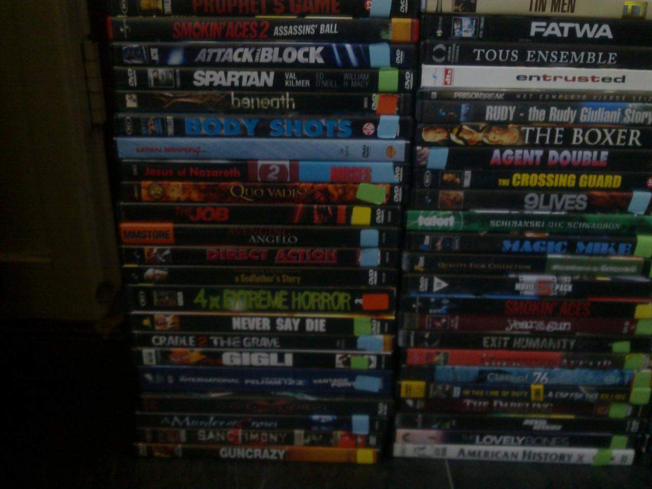 Verzameling dvd films