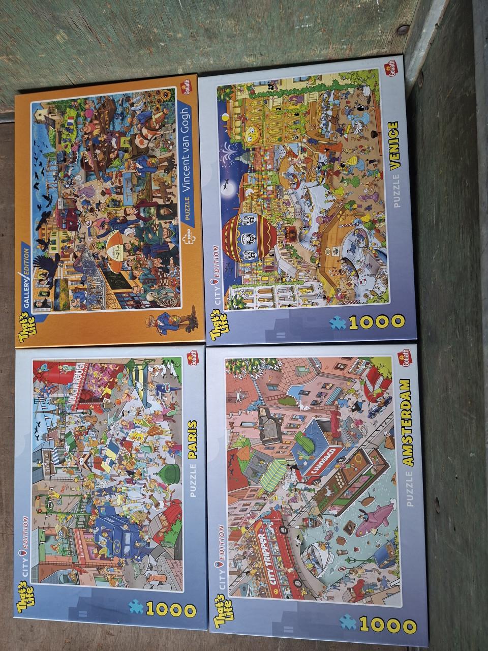 Te koop 10 nieuwe puzzels