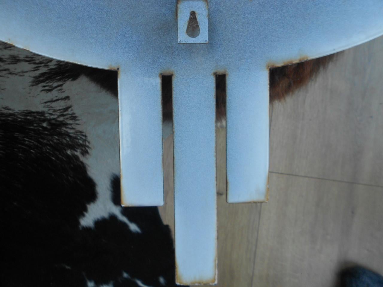 Emaille reclamebord plaat schild Bitburger bier.