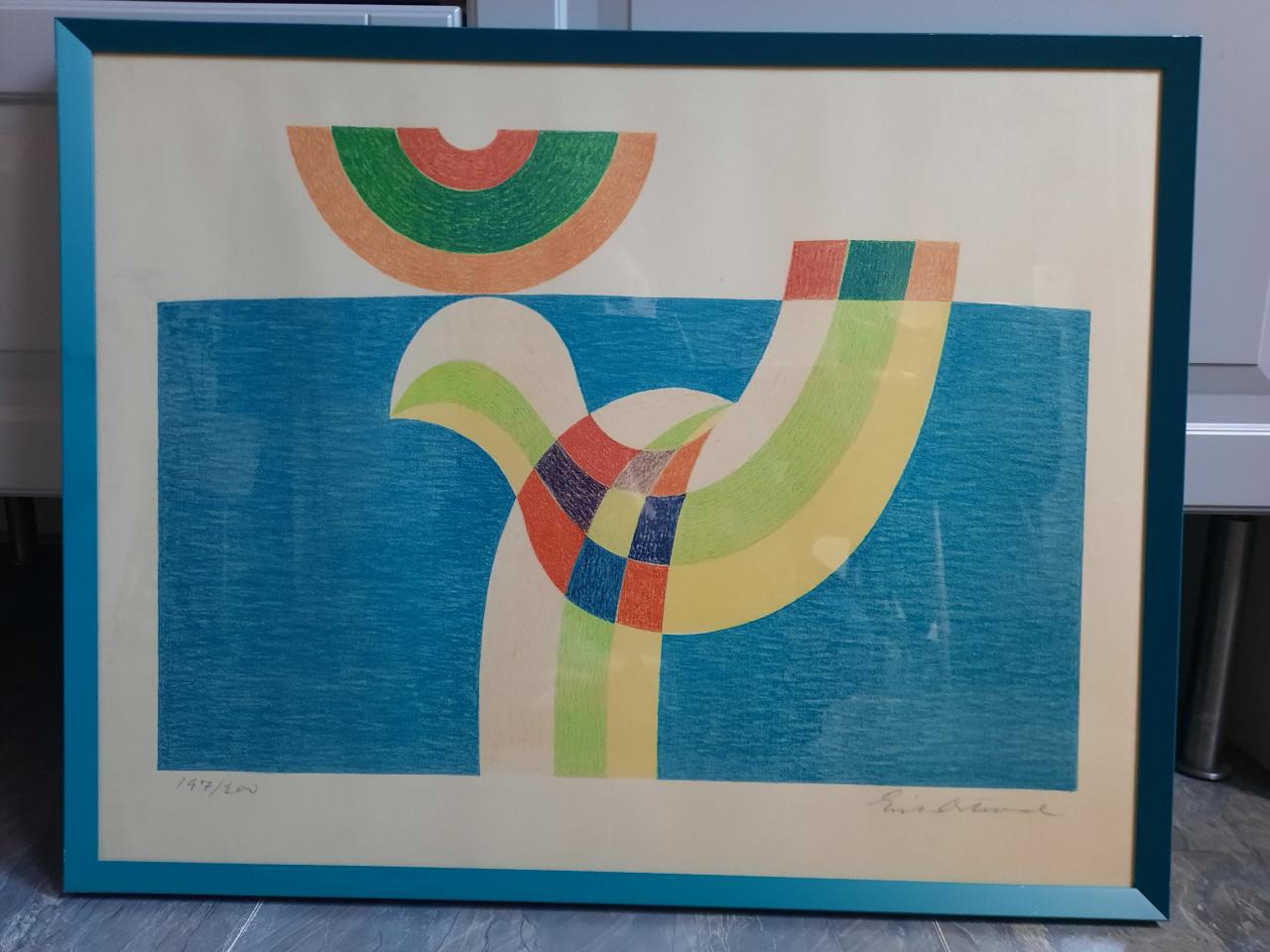 Kleurenlithografie Ortvad