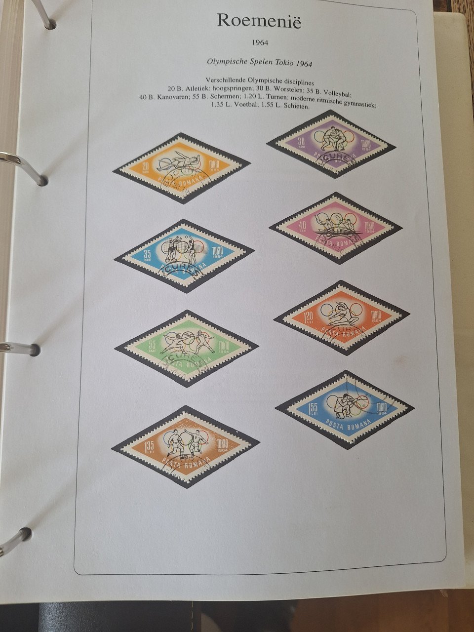 UNIEK INFORMATIE + POSTZEGEL BOEK OVER DE OLYMPISCHE SPELEN TOT 1996