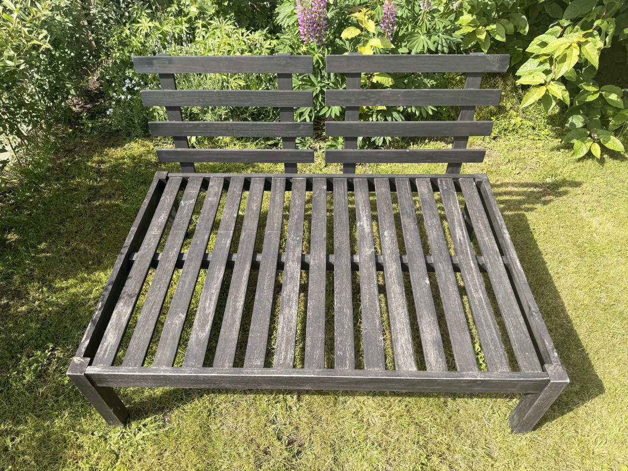 Houten tuinset tuin