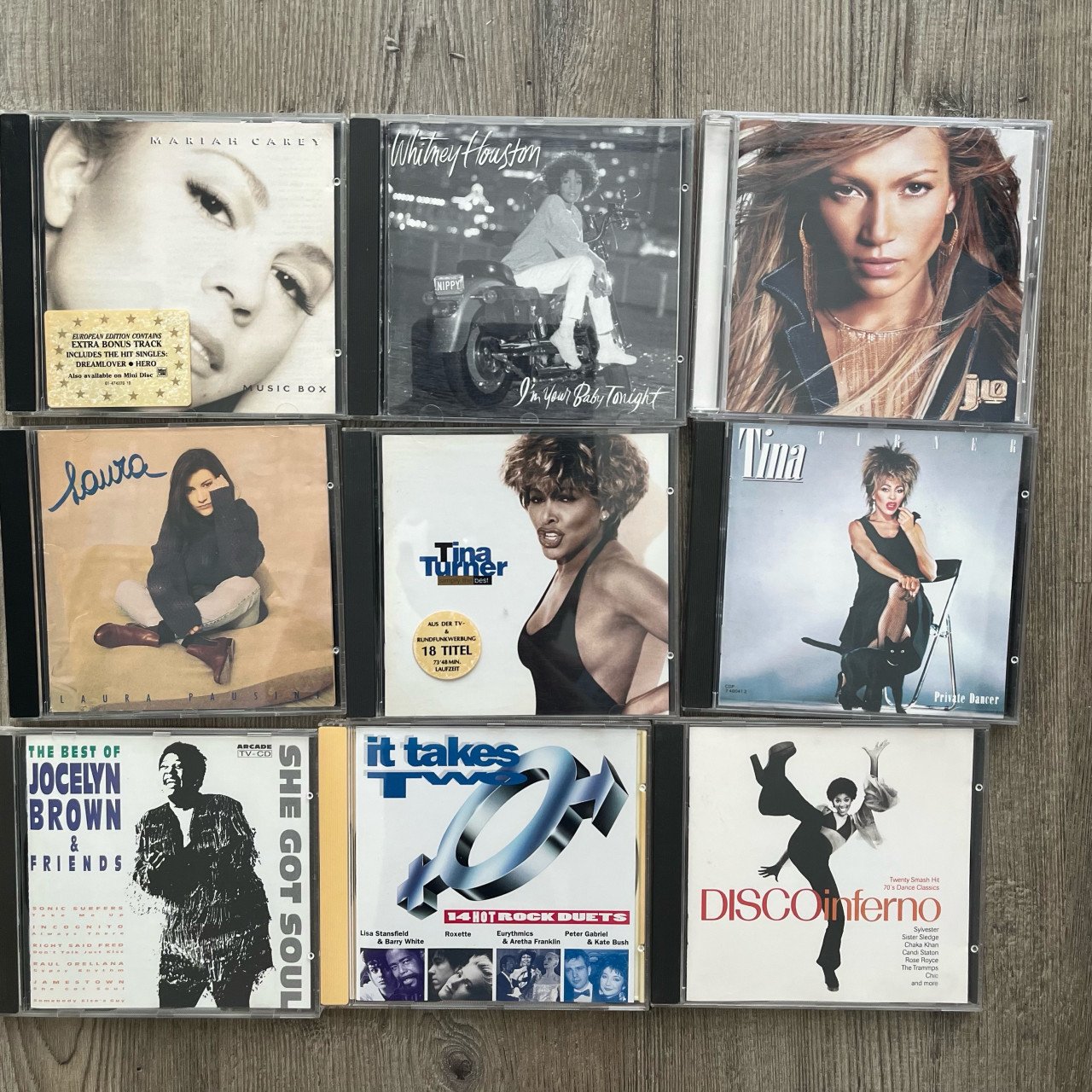 Diverse cd’s popmuziek