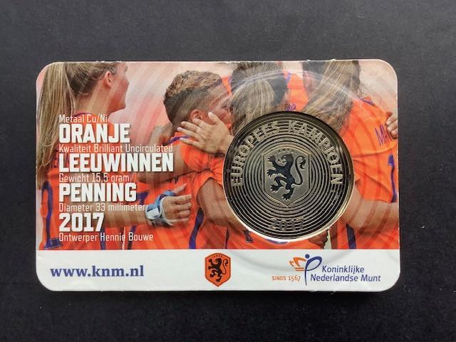 Coincard Oranje Leeuwinnen 2017 , kwaliteit BU.