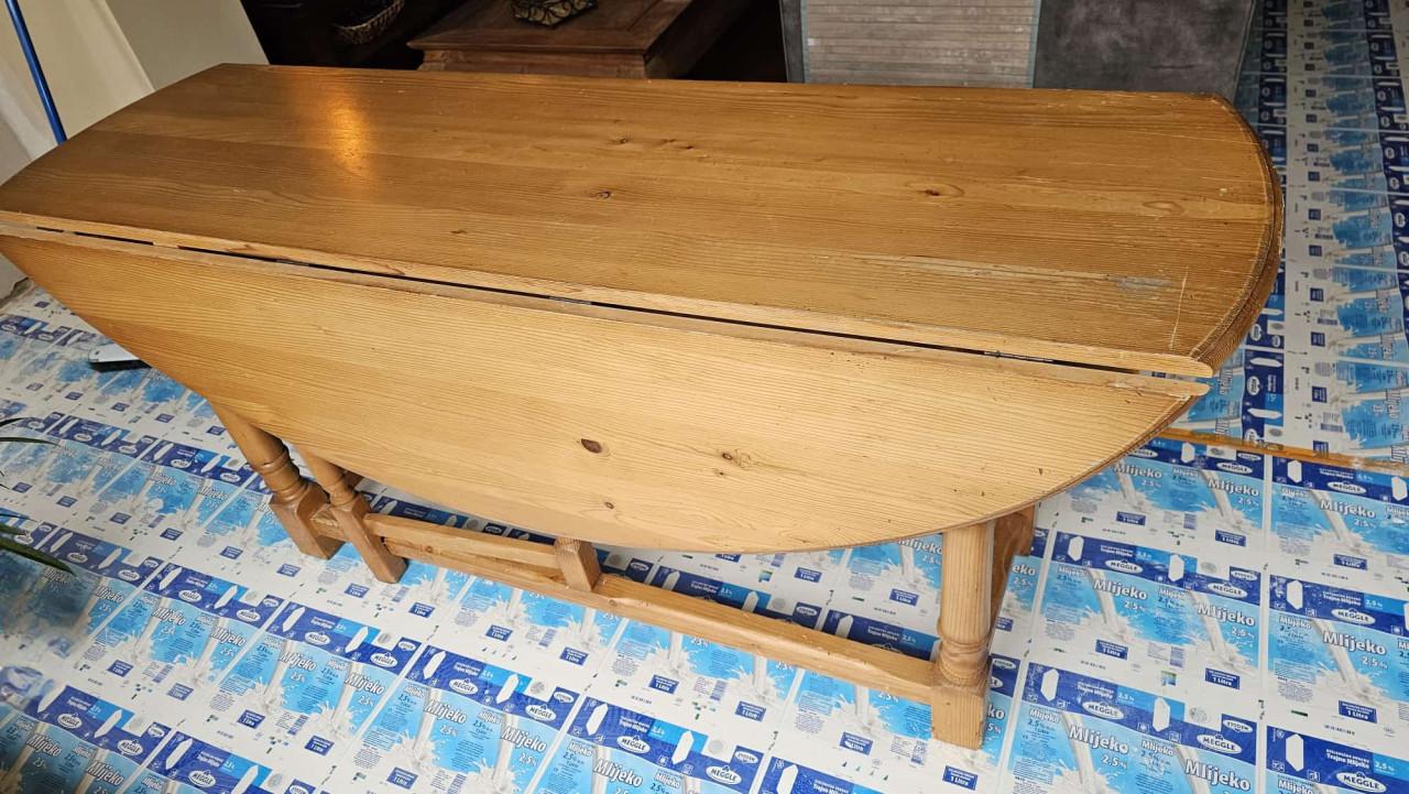 Hangoor eettafel grenen ovaal