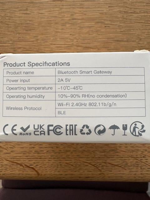 Bluetooth Smart Gateway Tuya