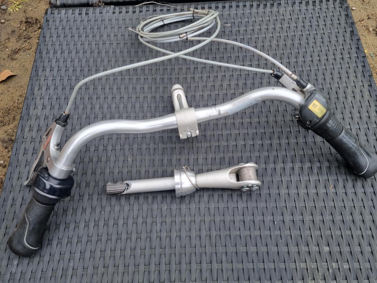 Stuur met toebehoren voor Gazelle fiets of E-bike