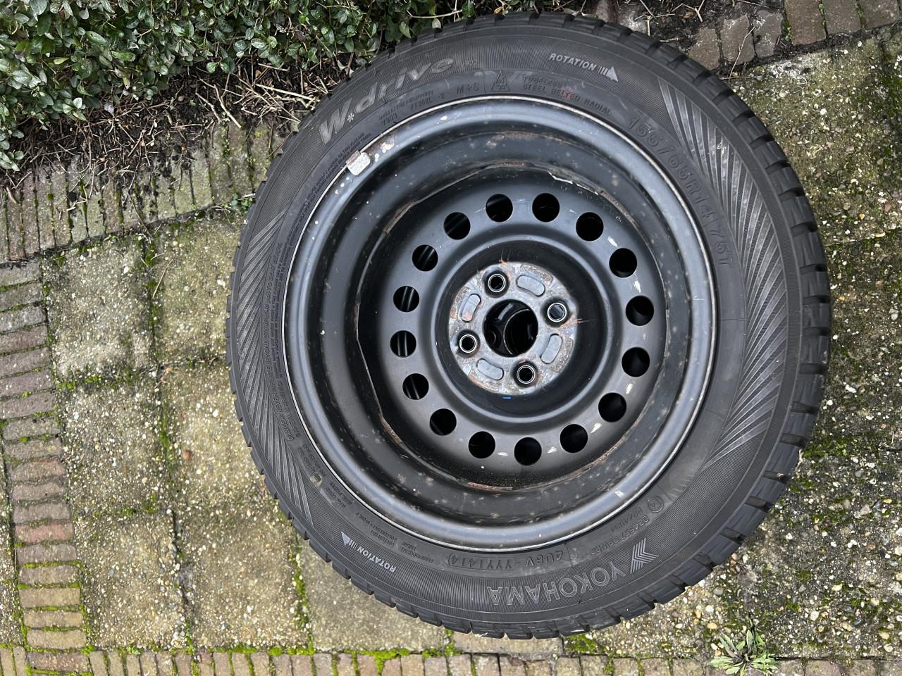 Velgen met winterbanden