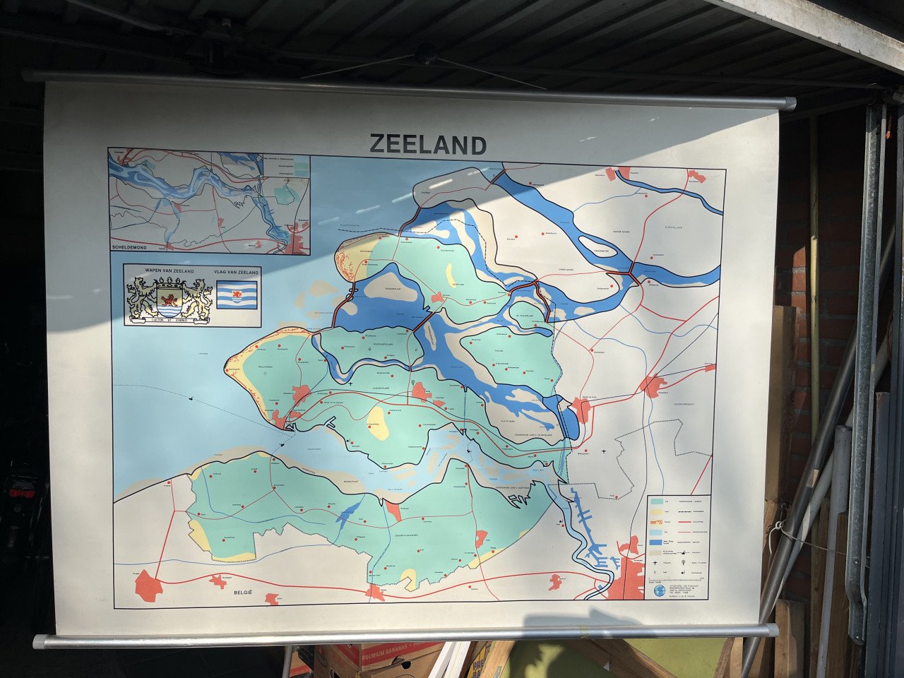 Schoolkaart Zeeland