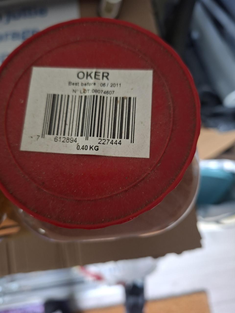 5 bijna volle mortel/pleister/beton kleurstof