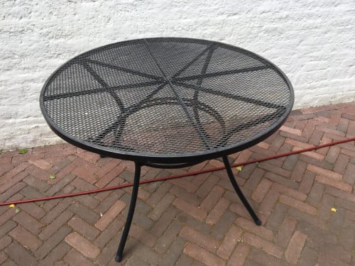 Ronde Stalen Tuintafel