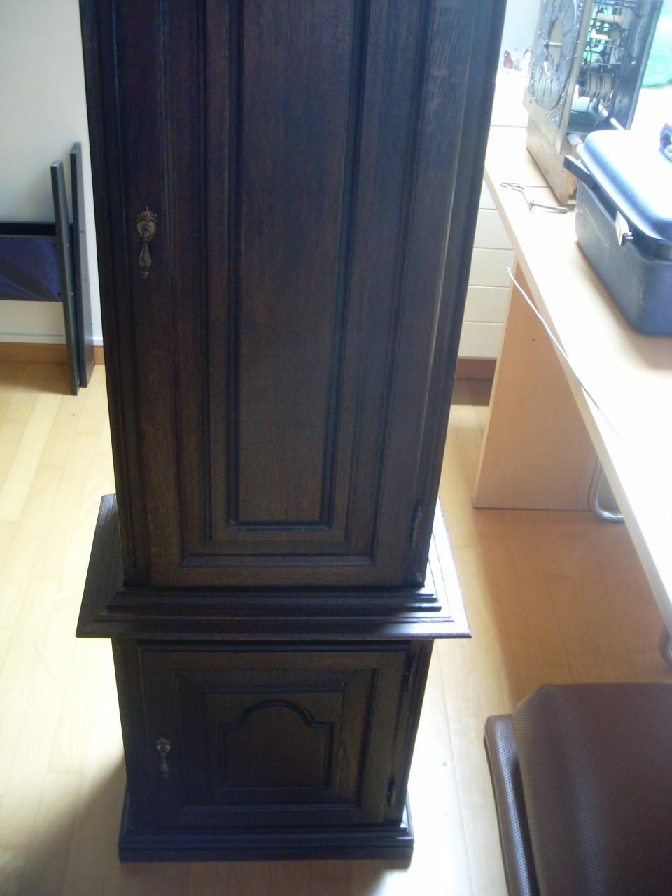 Houten staande klok