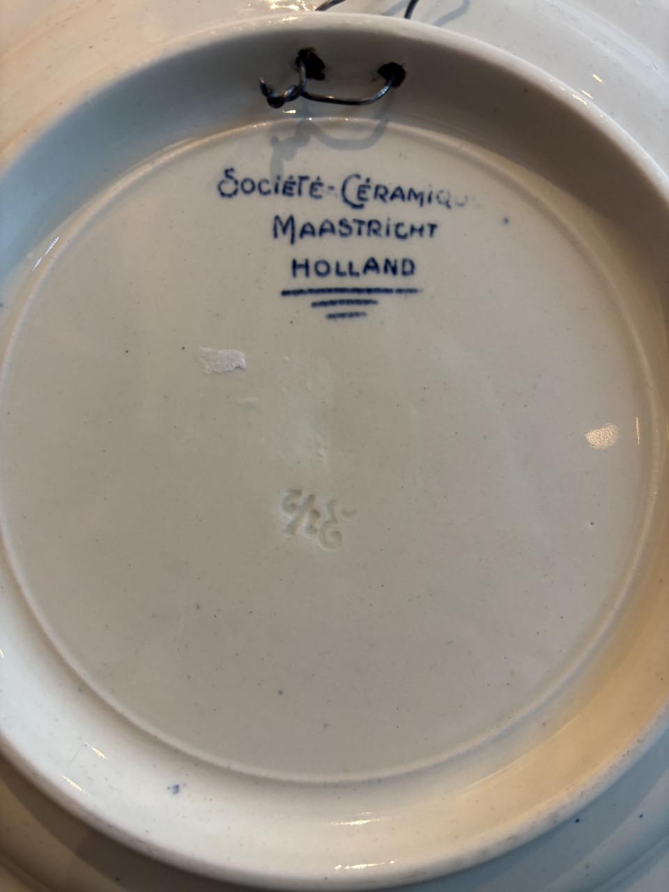 Wandbord Herrijzend Nederland - Société Ceramique