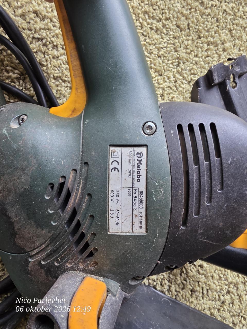 Heggeschaar Metabo Elektrisch