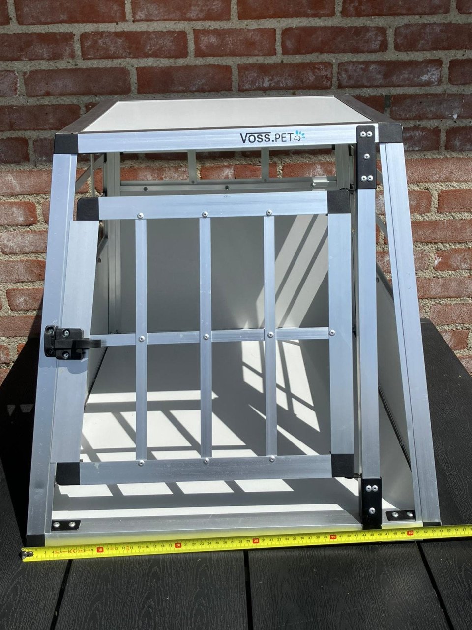 Aluminium Honden bench voor auto als nieuw teab