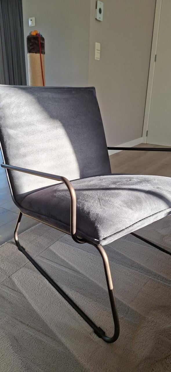 Eleonora fauteuil Delta Kleur blauw