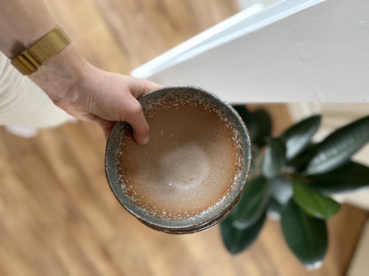 4 borden en 4 schaaltjes Xenos servies