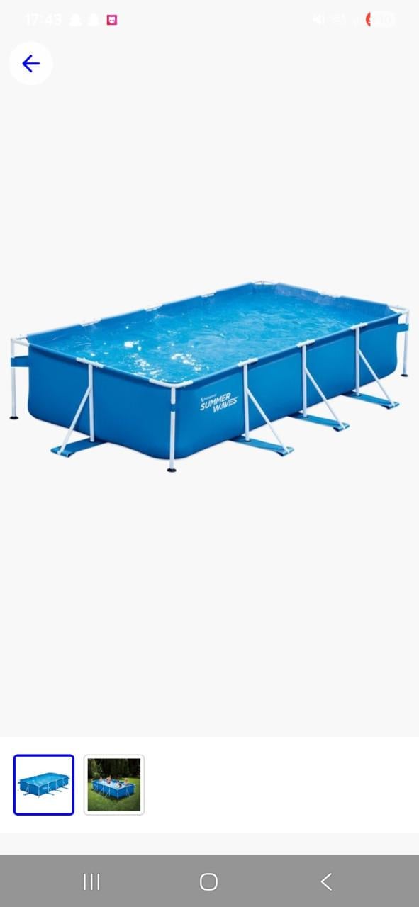 Te koop zwembad 475x213x84