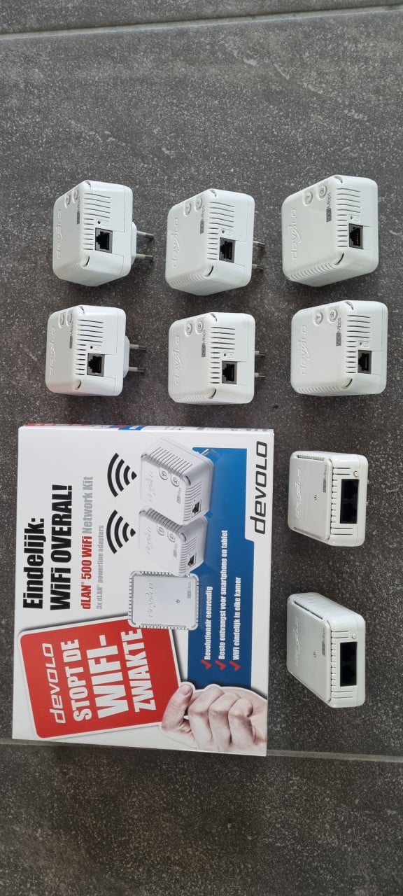 Devolo dLAN 500 Powerline Set 8 stuks